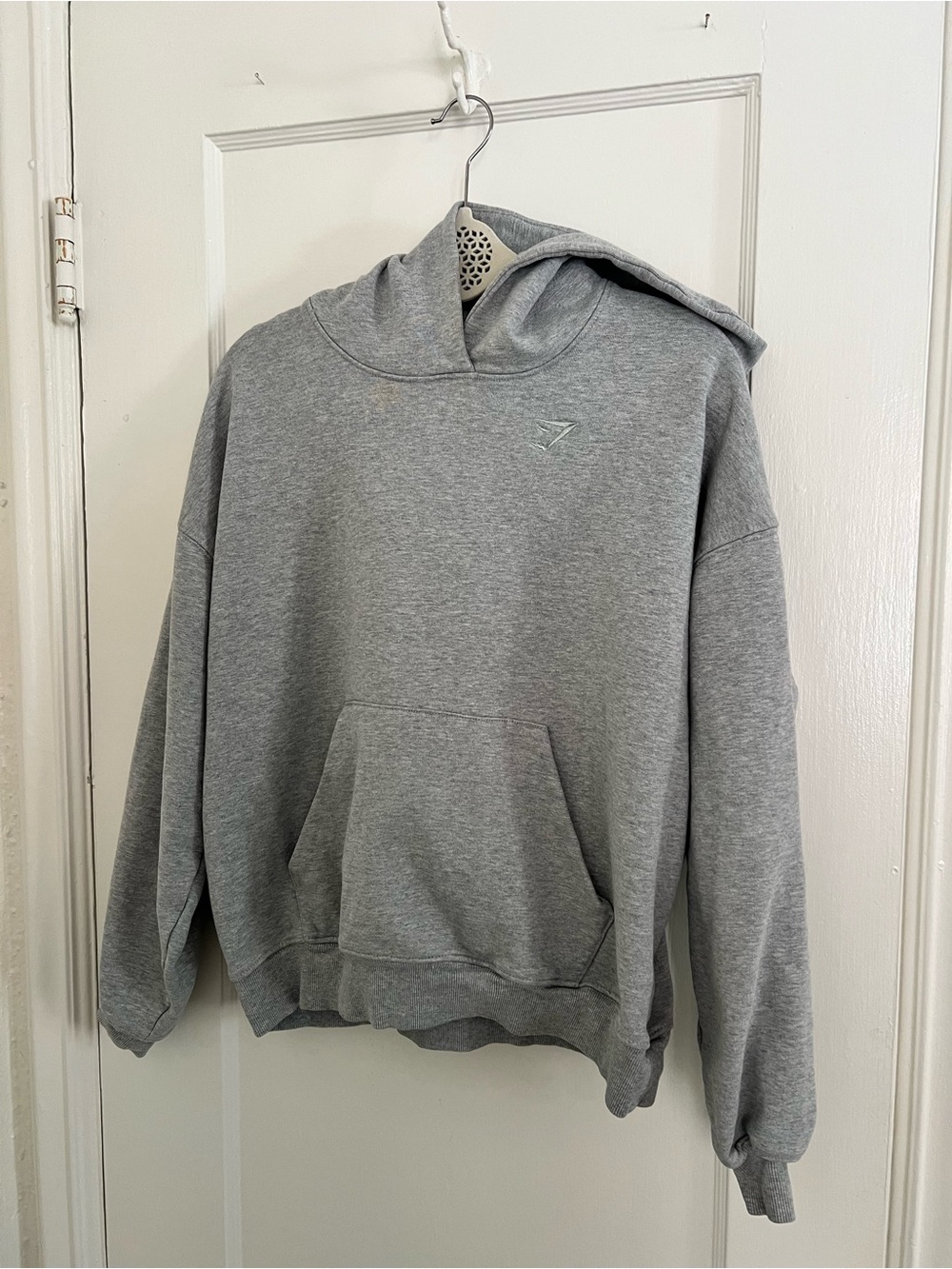 Gymshark Light Gray Pullover Hoodie